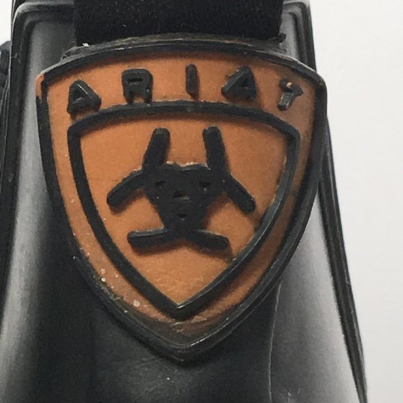 Vintage 1990s ARIAT Black Rain Boots - Picture 3 of 8